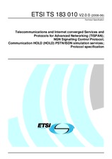 Norma ETSI TS 183010-V2.0.0 6.6.2008 náhled