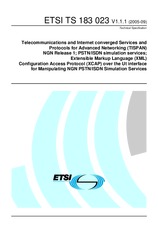 Náhled ETSI TS 183023-V1.1.1 20.9.2005