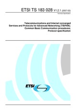 ETSI TS 183028-V1.2.1 27.3.2007