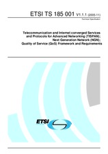 ETSI TS 185001-V1.1.1 24.11.2005