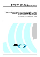 ETSI TS 185003-V2.0.0 4.3.2008