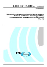 ETSI TS 185010-V2.1.1 3.7.2009