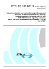 ETSI TS 186001-3-V1.0.0 2.4.2008