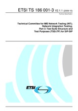 ETSI TS 186001-3-V2.1.1 12.10.2009