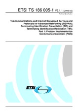 Náhled ETSI TS 186005-1-V2.1.1 3.2.2009