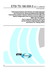 Náhled ETSI TS 186009-3-V2.1.1 25.9.2009