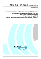 Norma ETSI TS 186016-2-V2.2.1 20.7.2009 náhled