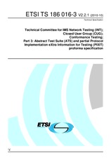 Norma ETSI TS 186016-3-V2.2.1 29.10.2010 náhled