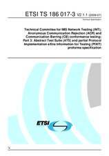 ETSI TS 186017-3-V2.1.1 20.7.2009