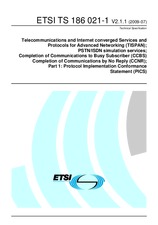 ETSI TS 186021-1-V2.1.1 30.7.2009