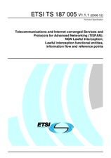 Náhled ETSI TS 187005-V1.1.1 7.12.2006