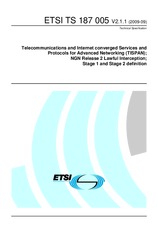 Náhled ETSI TS 187005-V2.1.1 28.9.2009