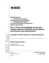 NEPLATNÁ IEEE 802.3ap-2007 22.5.2007 náhled