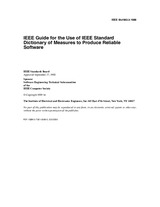 IEEE 982.2-1988 12.6.1989