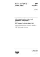 Norma ISO 13584-1:2001 10.5.2001 náhled