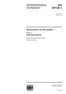 Norma ISO 18738-1:2012 1.10.2012 náhled