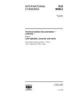 Norma ISO 3098-2:2000-ed.2.0 20.4.2000 náhled