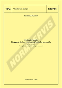 Norma TPG 92706 21.1.2004 náhled