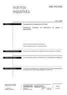 Norma UNE-EN 12352:2007 28.3.2007 náhled
