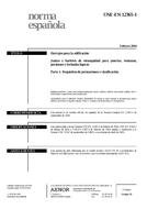 Norma UNE-EN 12365-1:2004 27.2.2004 náhled