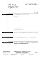 Norma UNE-EN 12717:2002+A1:2009 15.4.2009 náhled