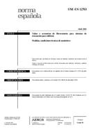 Norma UNE-EN 12763:2001 19.4.2001 náhled