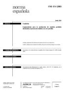 Norma UNE-EN 12883:2001 28.6.2001 náhled