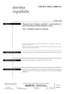 Norma UNE-EN 12921-1:2005+A1:2010 20.10.2010 náhled