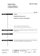 NEPLATNÁ UNE-EN 13522:2002 27.7.2002 náhled