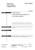 Norma UNE-EN 13530-1:2002 29.10.2002 náhled