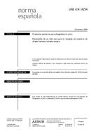 NEPLATNÁ UNE-EN 14254:2004 24.12.2004 náhled