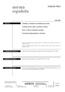 Norma UNE-EN 755-3:2009 1.7.2009 náhled