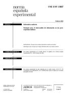 Norma UNE-ENV 13607:2002 28.2.2002 náhled