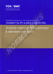 Publikace  Analýza vadných dílů z provozu & standard pro audit. Uvedení na trh a péče o zákazníka - 2. vydání 1.7.2019 náhled