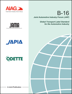 Publikace AIAG Global Transport Label Standard for the Automotive Industry 1.11.2010 náhled