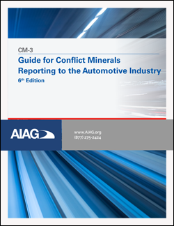 Publikace AIAG Guide for Conflict Minerals Reporting to the Auto Industry 1.4.2020 náhled