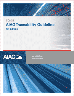 Publikace AIAG AIAG Traceability Guideline 1.12.2018 náhled