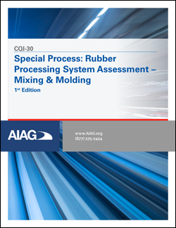Publikace AIAG Special Process: Rubber Processing System Assessment 1.8.2022 náhled