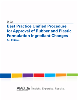 Publikace AIAG Best Practice: Unified Procedure for App of Rubber & Plastic 1.3.2005 náhled