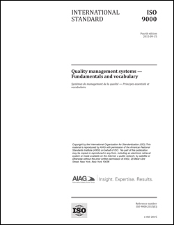Náhled  Quality Management Systems - Fundamentals and Vocabulary 1.9.2015