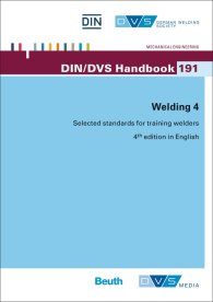 Publikace  DIN-DVS Handbook 191; Welding 4; Selected standards for training welders 28.10.2014 náhled