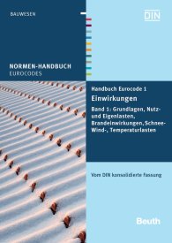 Publikace  Normen-Handbuch; Handbuch Eurocode 1 - Einwirkungen; Band 1: Grundlagen, Nutz- und Eigenlasten, Brandeinwirkungen, Schnee-, Wind-, Temperaturlasten Vom DIN konsolidierte Fassung 29.6.2012 náhled