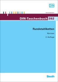 Publikace  DIN-Taschenbuch 392; Rundstahlketten 29.11.2010 náhled