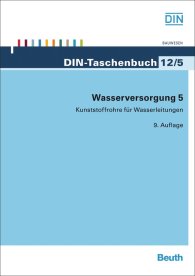 Publikace  DIN-Taschenbuch 12/5; Wasserversorgung 5; Kunststoffrohre für Wasserleitungen 29.7.2013 náhled