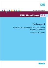 Publikace  DIN_Handbook 362; Fasteners 6; Dimensional standards for bolts and screws European Standards 18.5.2012 náhled