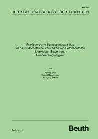 Publikace  DAfStb-Heft 594; Praxisgerechte Bemessungsansätze für das wirtschaftliche Verstärken von Betonbauteilen mit geklebter Bewehrung; Querkrafttragfähigkeit 22.5.2012 náhled