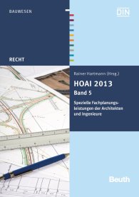 Náhled  Beuth Recht; HOAI 2013; Band 5: Spezielle Fachplanungsleistungen der Architekten und Ingenieure 11.8.2014