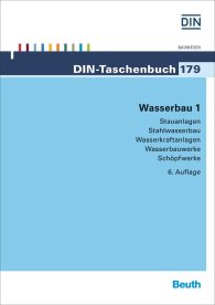 Publikace  DIN-Taschenbuch 179; Wasserbau 1; Stauanlagen, Stahlwasserbau, Wasserkraftanlagen, Wasserbauwerke, Schöpfwerke 19.6.2015 náhled