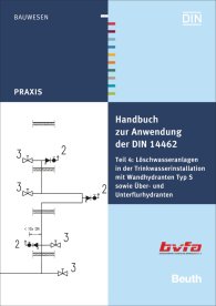 Publikace  Beuth Praxis; Handbuch zur Anwendung der DIN 14462 und DIN 1988; Teil 4: Löschwasseranlagen in der Trinkwasserinstallation mit Wandhydranten Typ S sowie Über- und Unterflurhydranten 6.12.2013 náhled