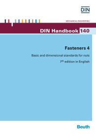 Publikace  DIN_Handbook 140; Fasteners 4; Basic and dimensional standards for nuts 21.4.2016 náhled